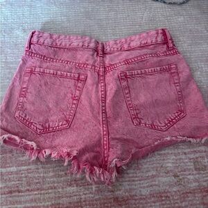 PacSun Pink Jean Shorts